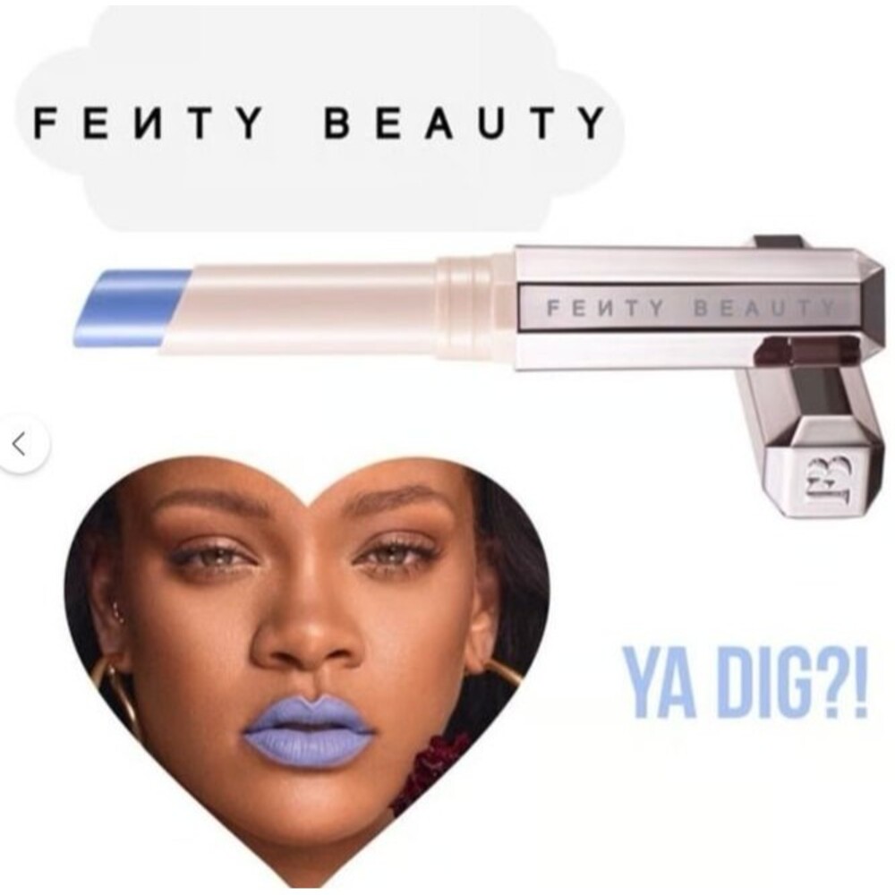 Fenty Beauty By Rihanna Mattemoiselle Ya Dig Blue Lipstick Matte